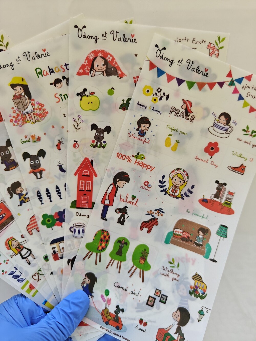 40 Pc JAPANESE JOURNALING STICKER SHEETS - Picture 3 of 12